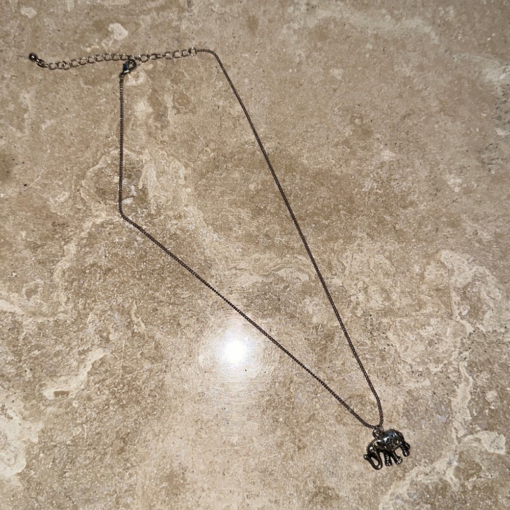 Silver Elephant Neckless ~ - image 8